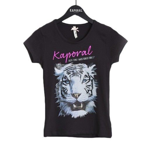 T-shirt KAPORAL Iwaw noir T-shirt KAPORAL Iwaw noir