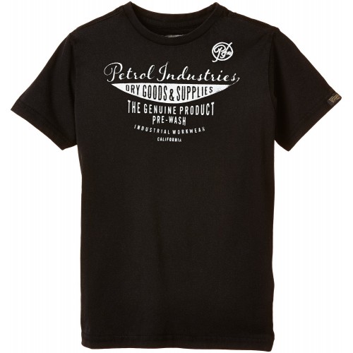 Tee-shirt PETROL INDUSTRIES noir "dry good" avant Tee-shirt PETROL INDUSTRIES noir "dry good" avant